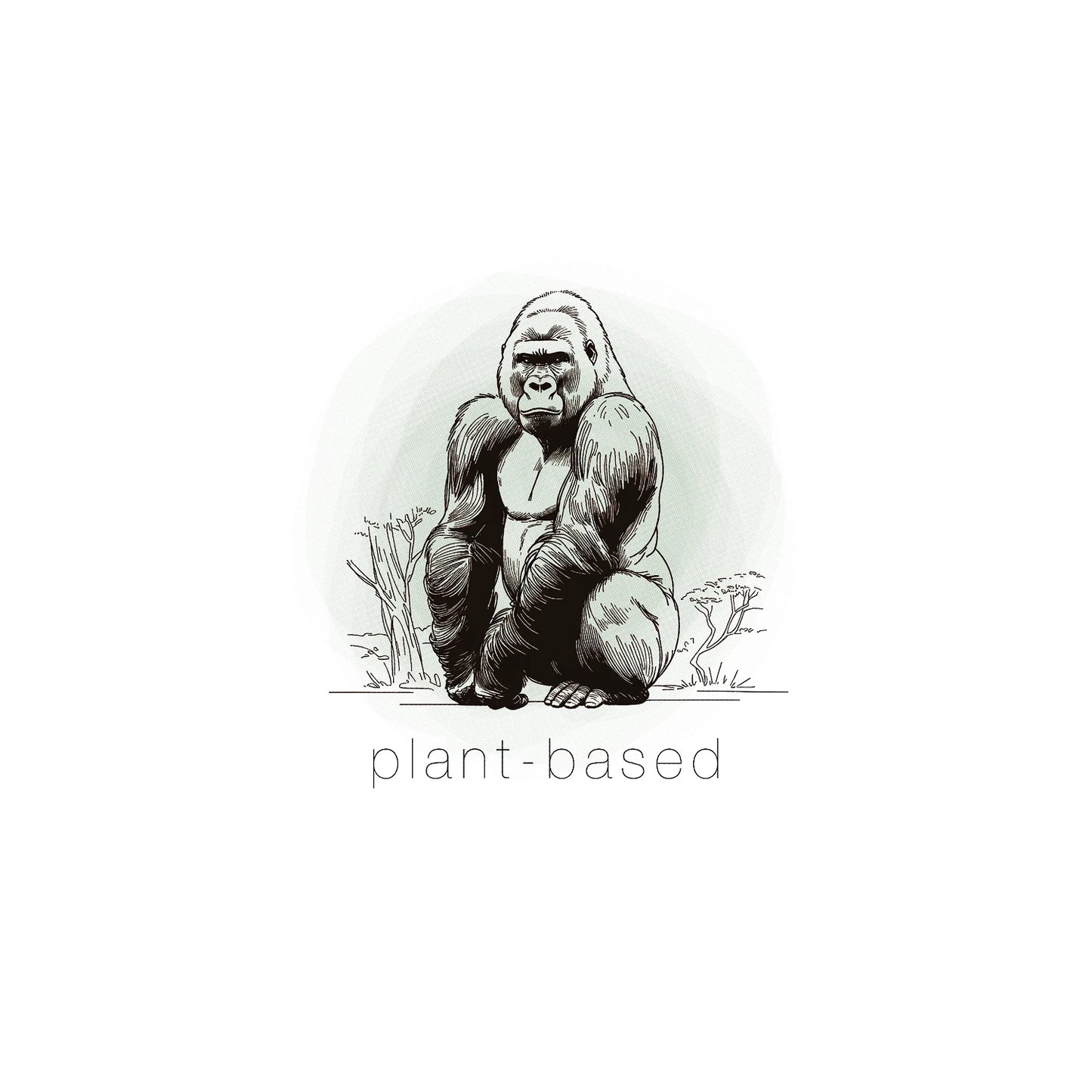 Plant-based gorilla